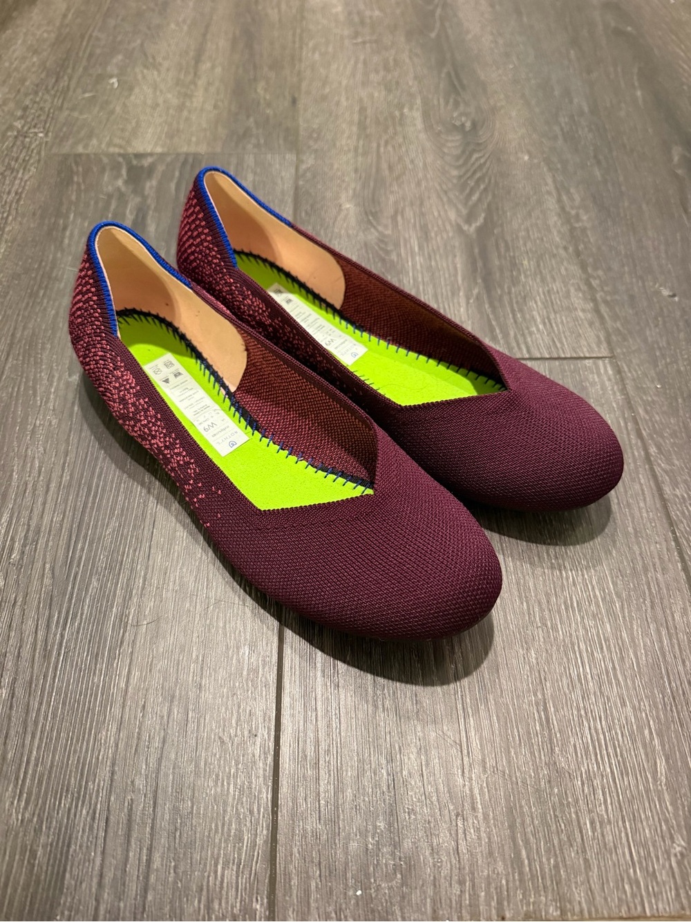 Rothy’s the flat in fig python size 9 - Picture 3 of 7